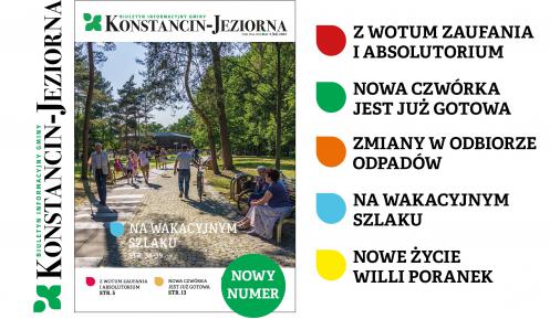 Baner promocyjny Biuletynu Informacyjnego Gminy Konstancin-Jeziorna nr 3/2023