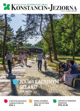 Okładka Biuletynu Informacyjnego Gminy Konstancin-Jeziorna nr 3/2023.